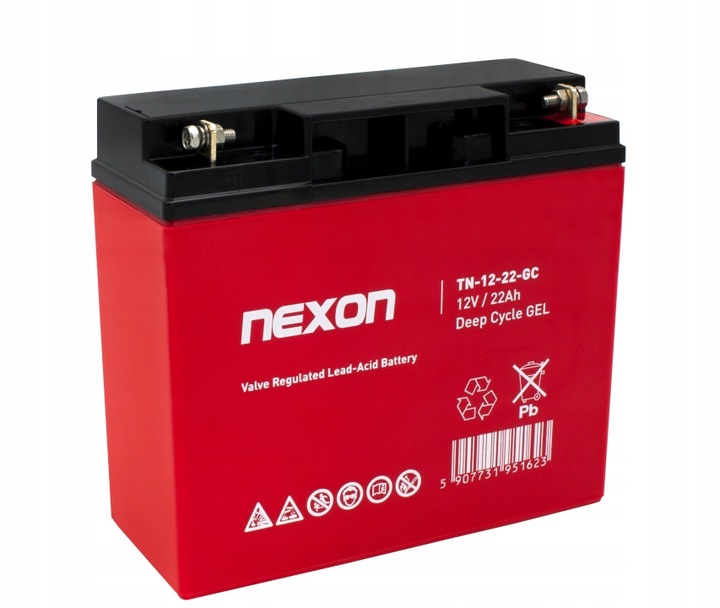 

Akumulator Nexon 12 V 22 Ah TN-12-22-GC