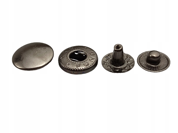 Druky cvoky Alfa 12,5 mm černý nikl 1000 kusů