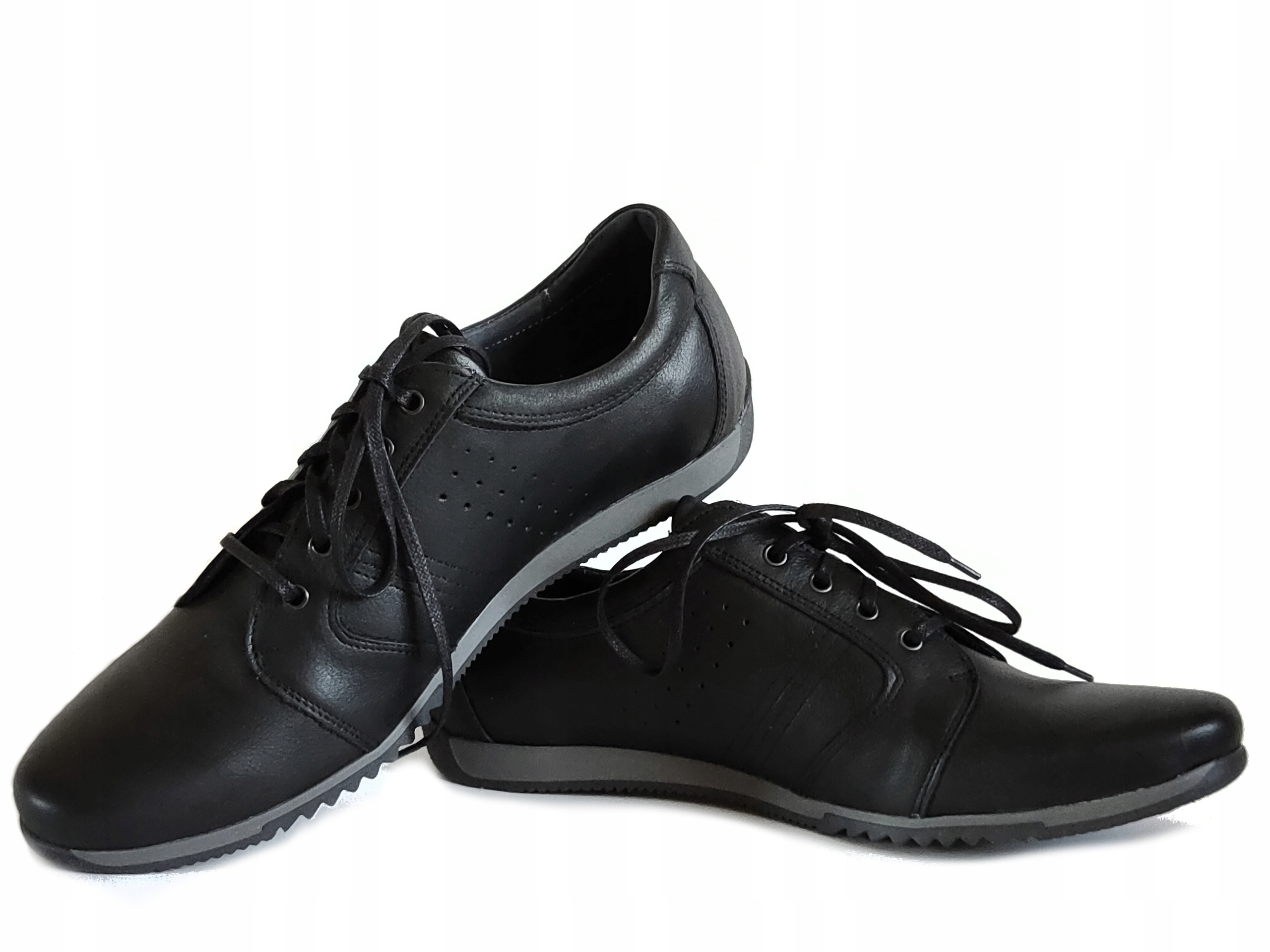 Riko 832 pánské polobotky Polské černé 45 Kůže