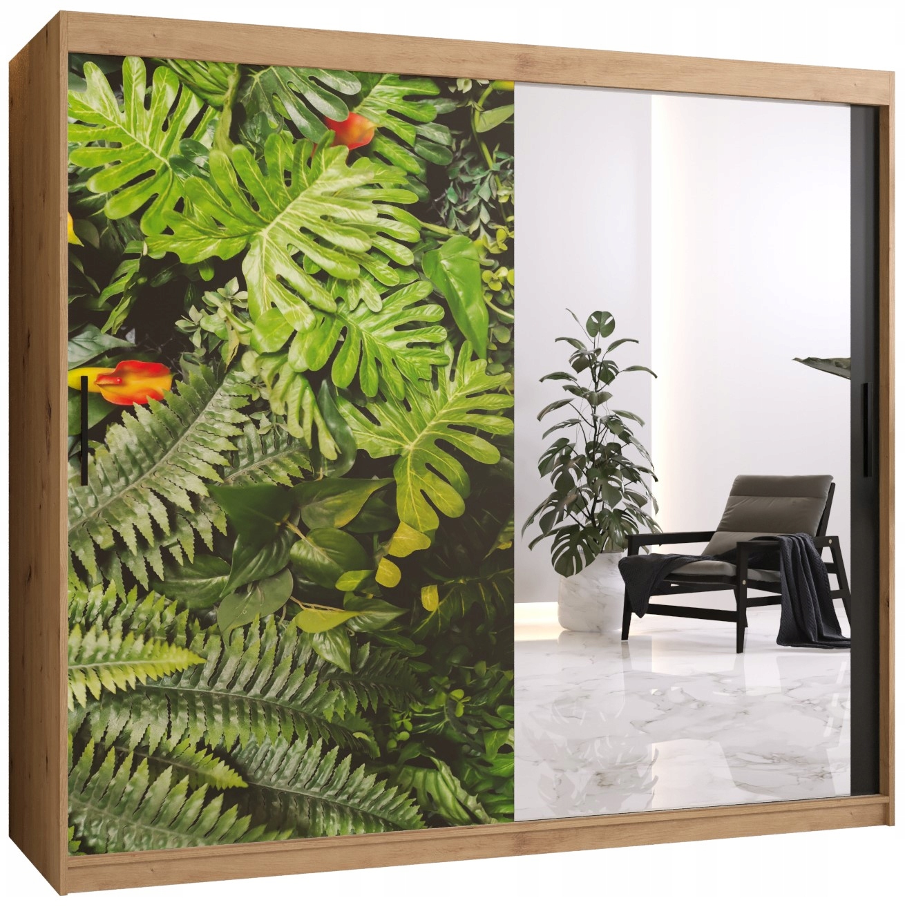 

Szafa przesuwna garderoba Paproć 2 200 cm