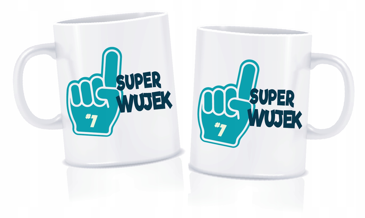 Kubek na prezent dla wujka SUPER WUJEK Marka inna