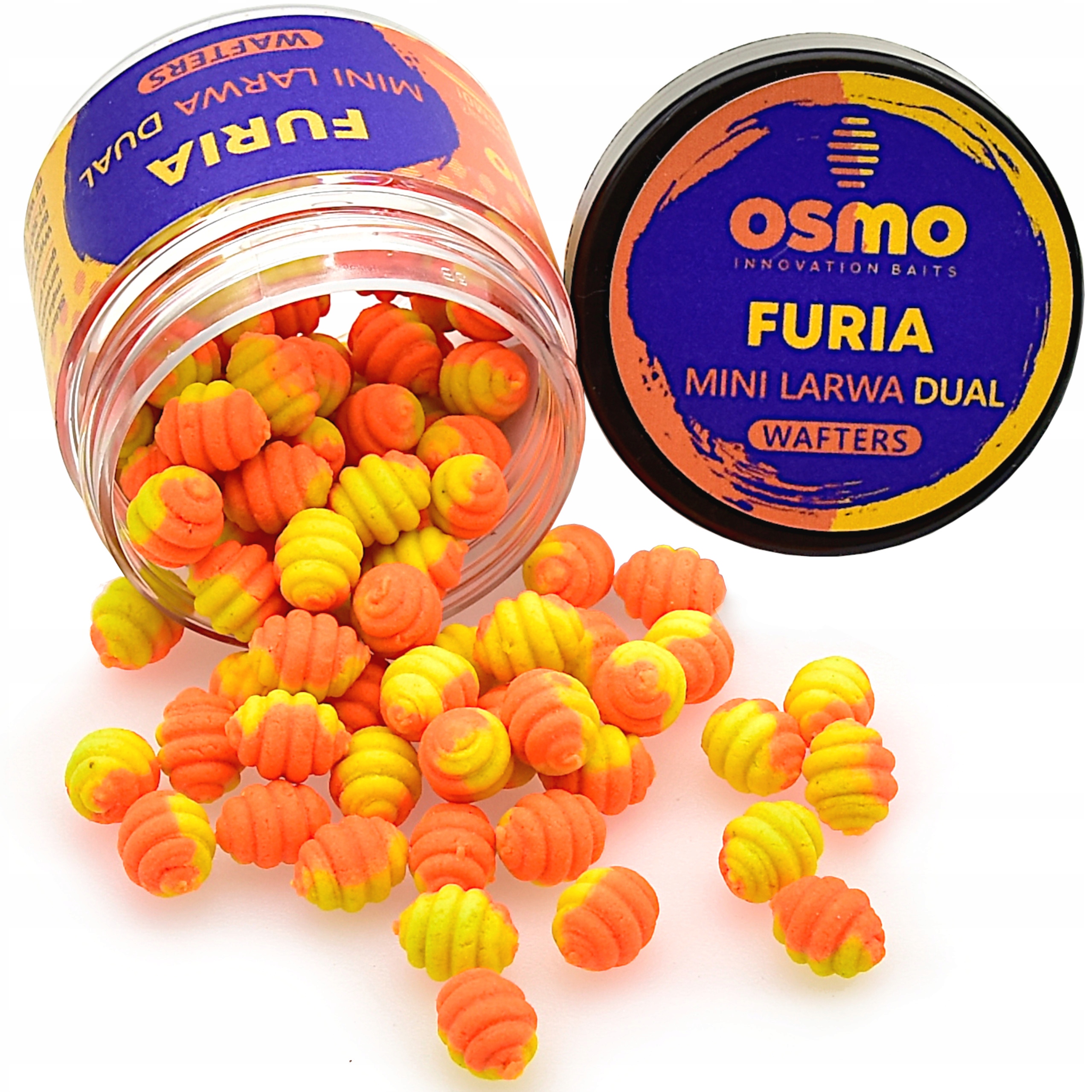 OSMO MINI LARWA DUAL - FURIA 7mm | WAFTERS PRZYNĘTA | DWUKOLOROWA EAN (GTIN) 5904905911131