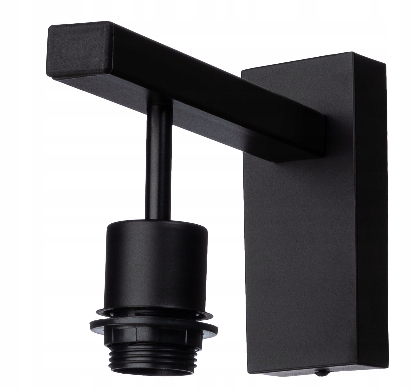 

Kinkiet ścienny metalowy (stelaż) czarny prosty