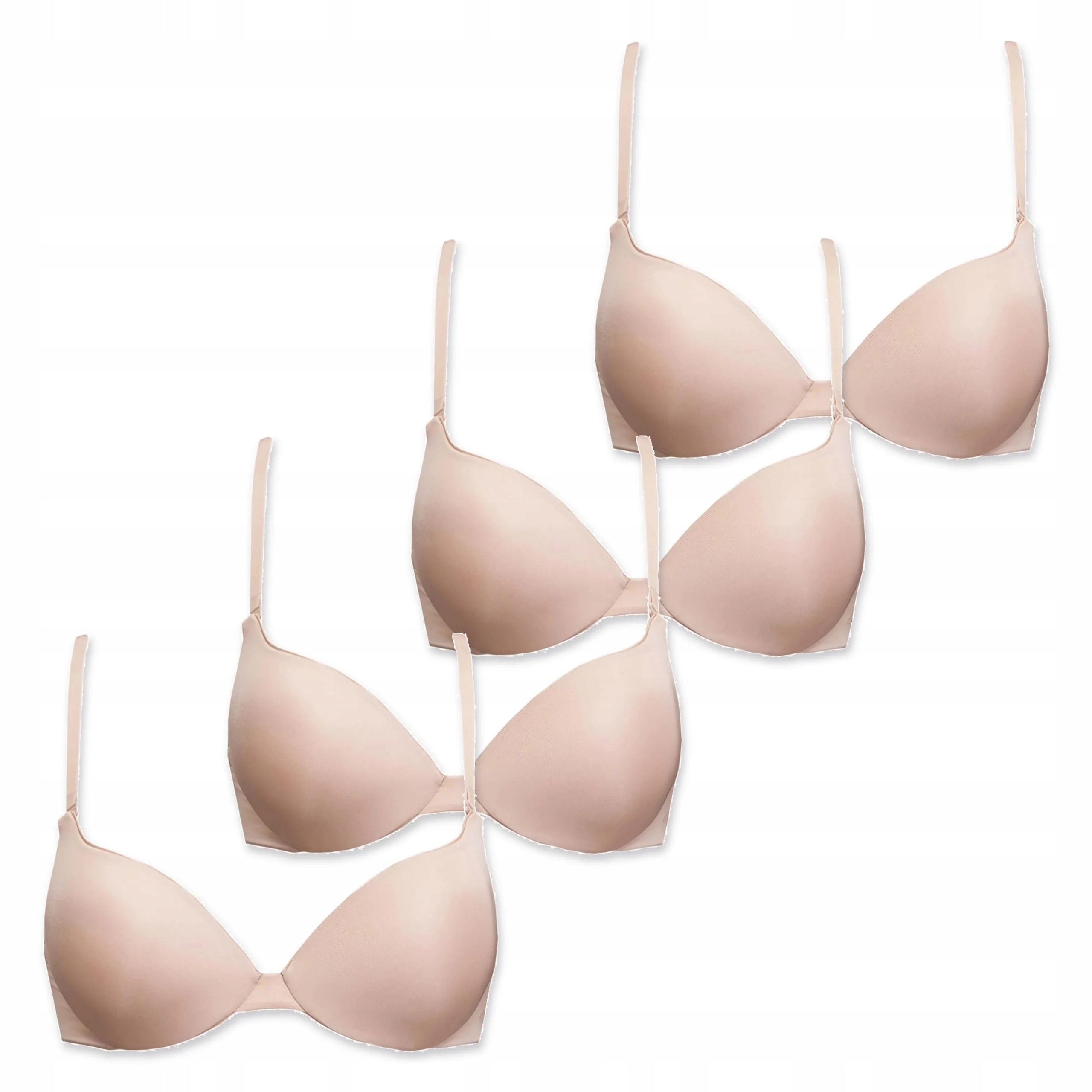 4x hladká push-up podprsenka Sielei Fantastic 1590 béžová 70B