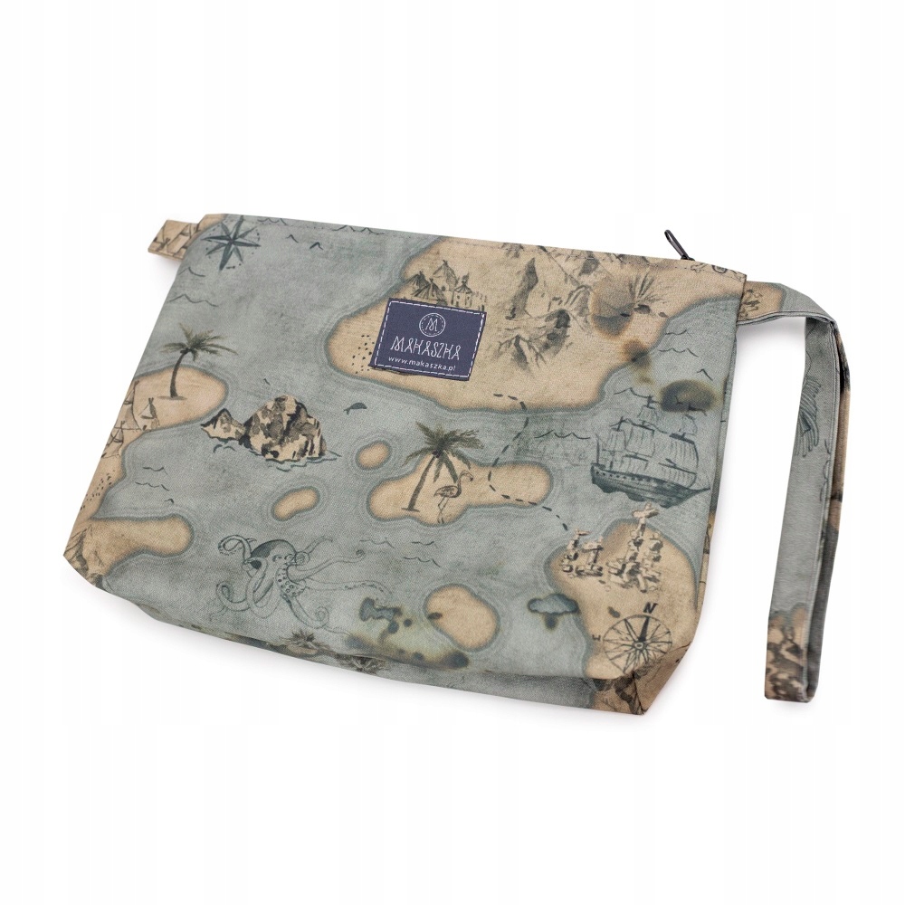 

Makaszka Kosmetyczka wodoodporna Treasure Islands