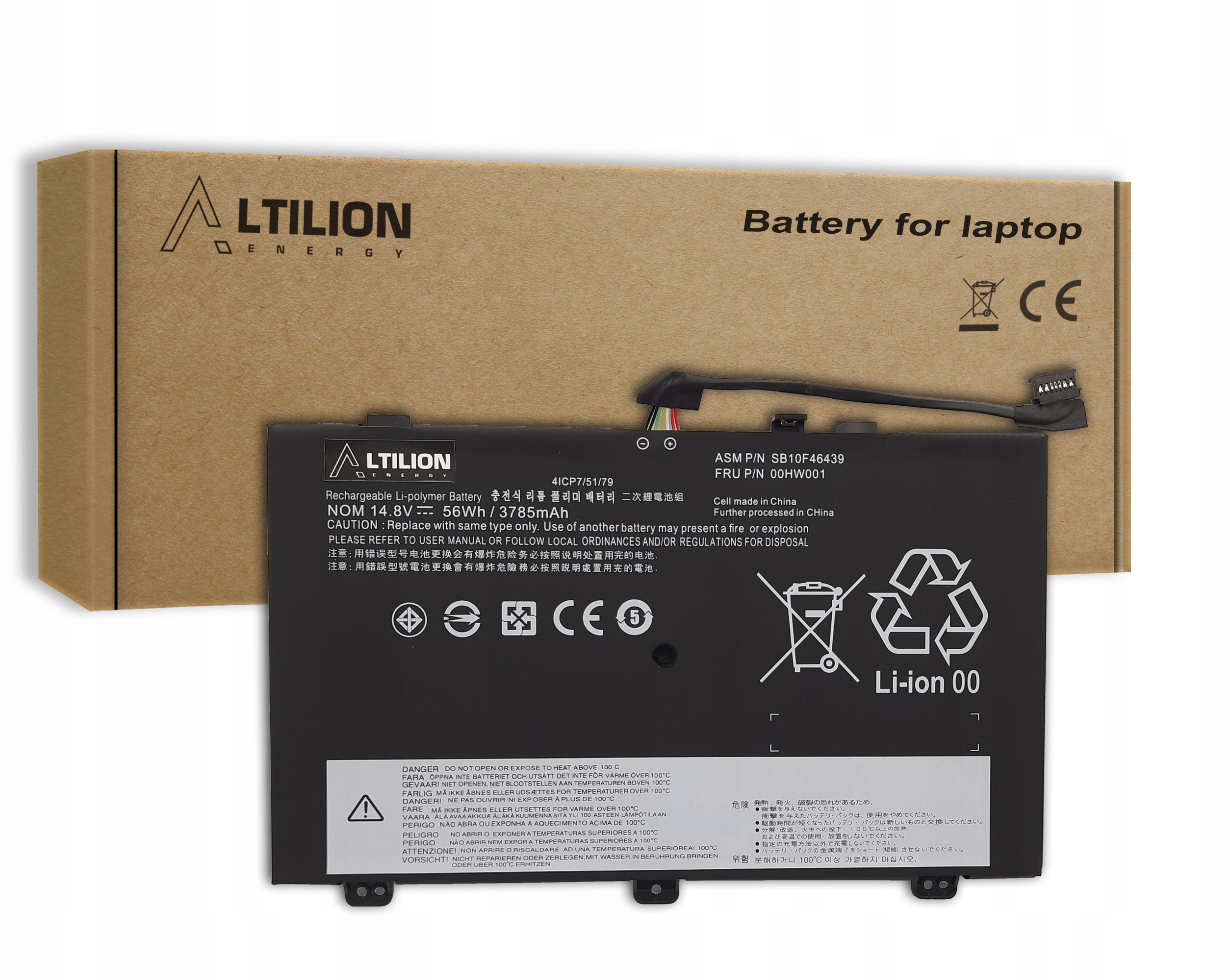 Batéria 00HW001 00HW000 pre Lenovo ThinkPad Yoga 14