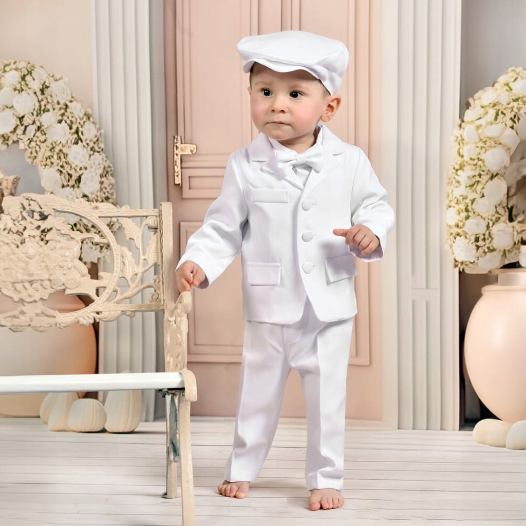 Garnitur Biały na chrzest Rozmiar 68