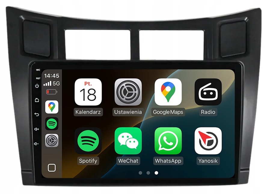 Toyota Yaris 2005-2012 Navigační Rádio Pro Android Apple Carplay Duduauto
