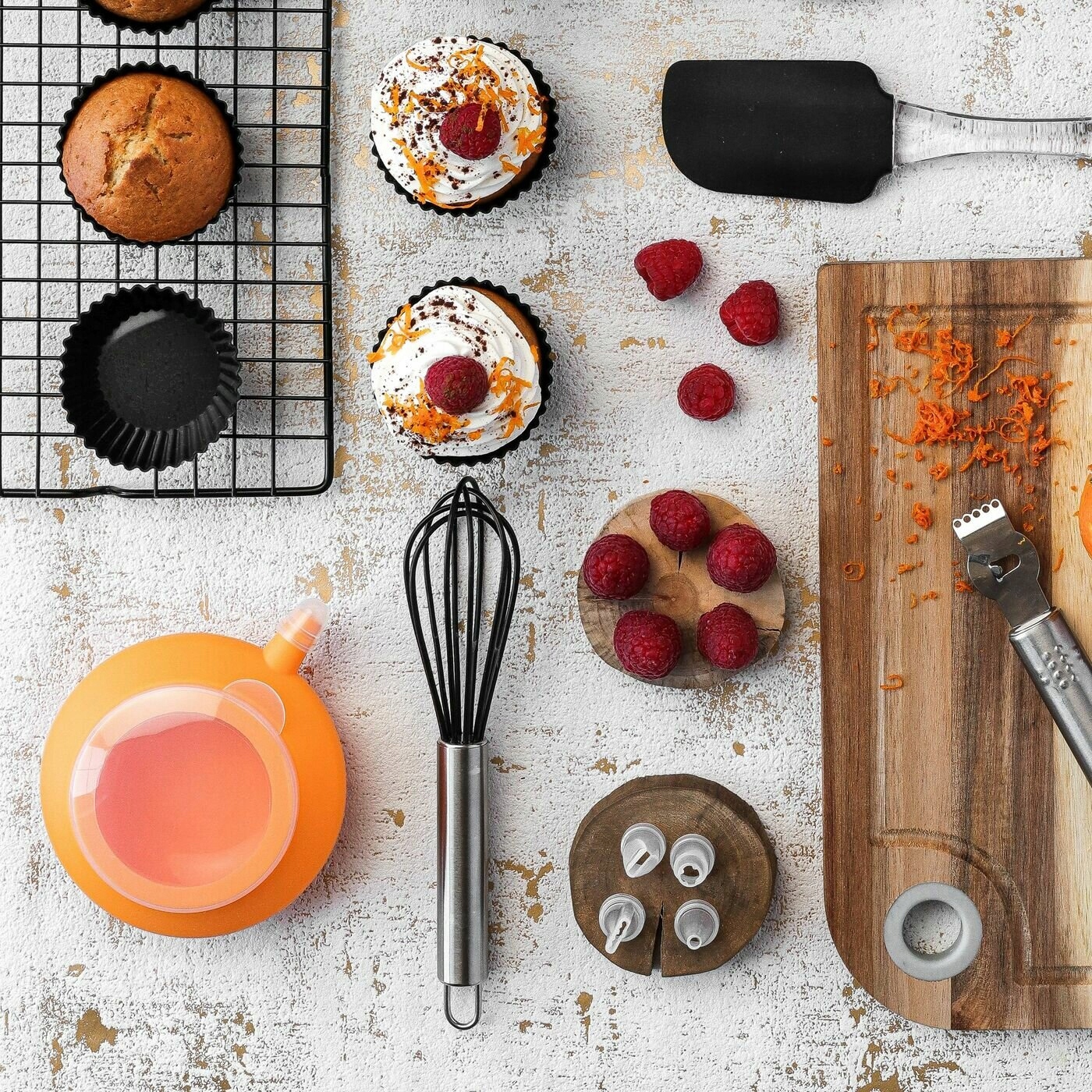 Kuchenna UBIJACZKA DO JAJEK mała TRZEPACZKA DO PIANY SOSU ubijak silikonowy Marka Tadar