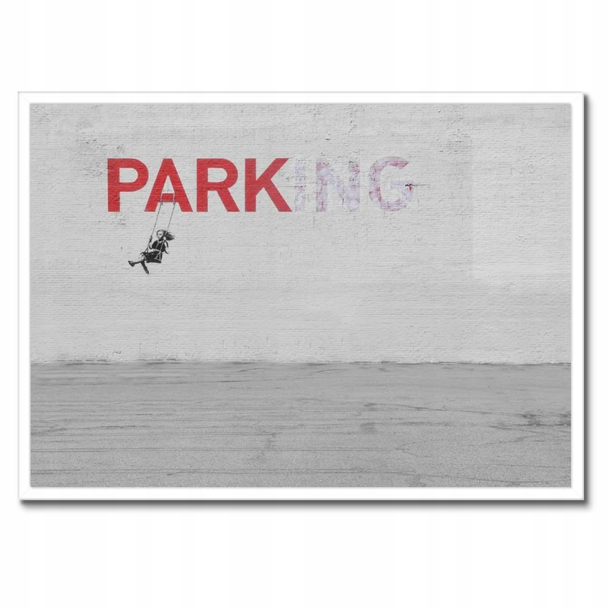 Plakáty v rámu 70x50 Banksy Parking