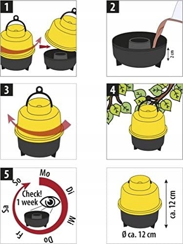 PUŁAPKA NA OSY TRZMIELE INNE FACKELMANN Zastosowanie przeciwko osom