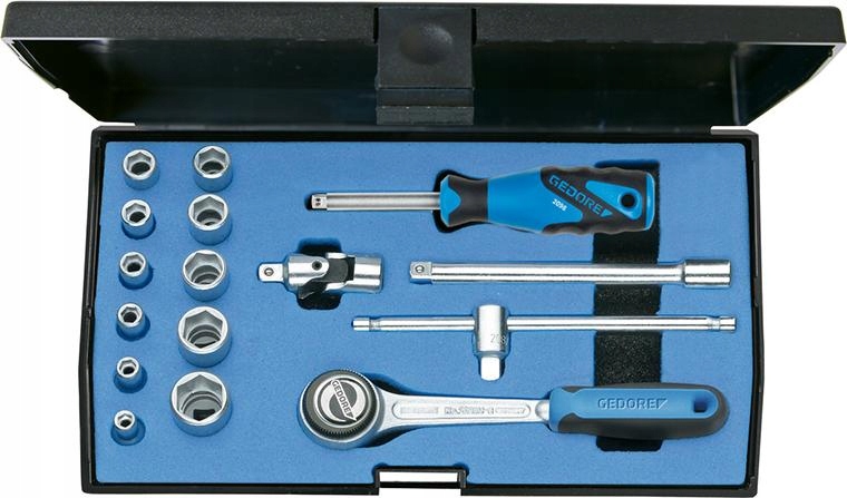 Sada nástrčiek 1/4" 20EMU-3, 16 kusov Gedore