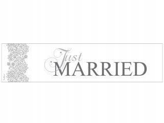 

Tablica Do Ramek Rejestracyjnych Just Married Ślub