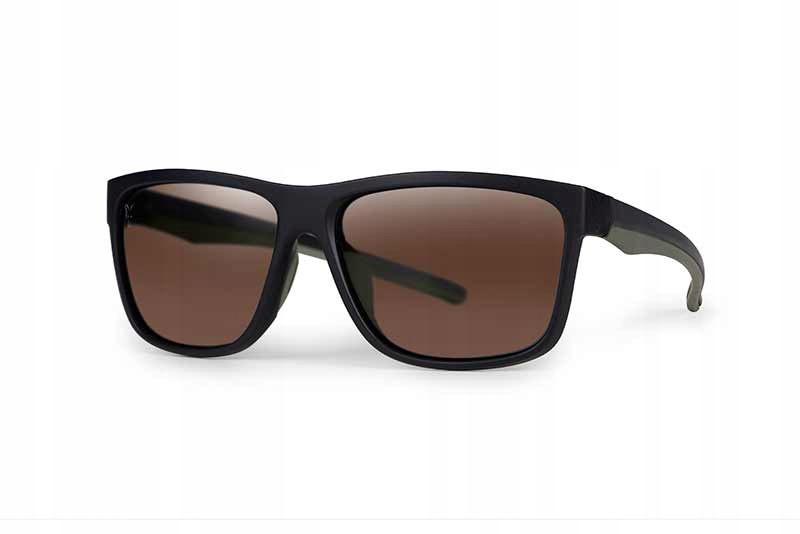 Okulary Fox Collection Green & Black Shades - Brown Lens