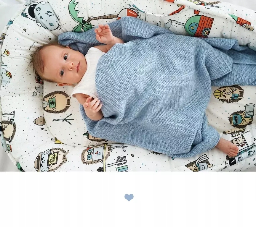 LULLALOVE KOCYK OTULACZ PREMIUM MERINO 90x100cm Marka Lullalove