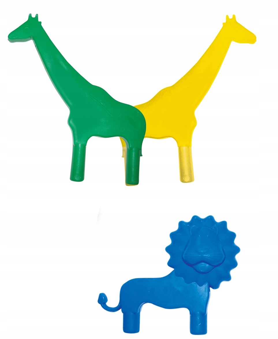 klocki  mej - kolorowe ZOO — 4