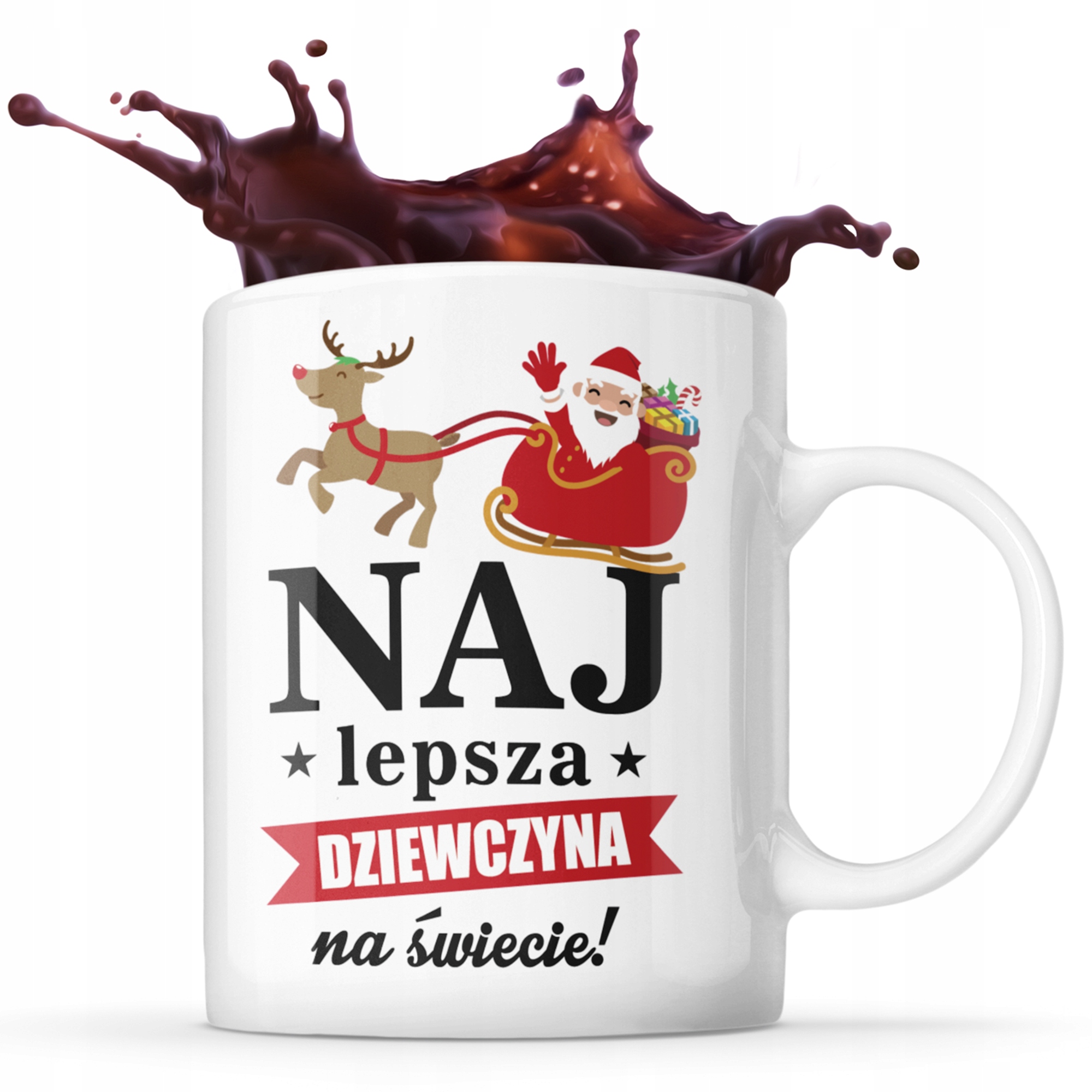 

Kubek 330 Najlepsza Dziewczyna Na Święta