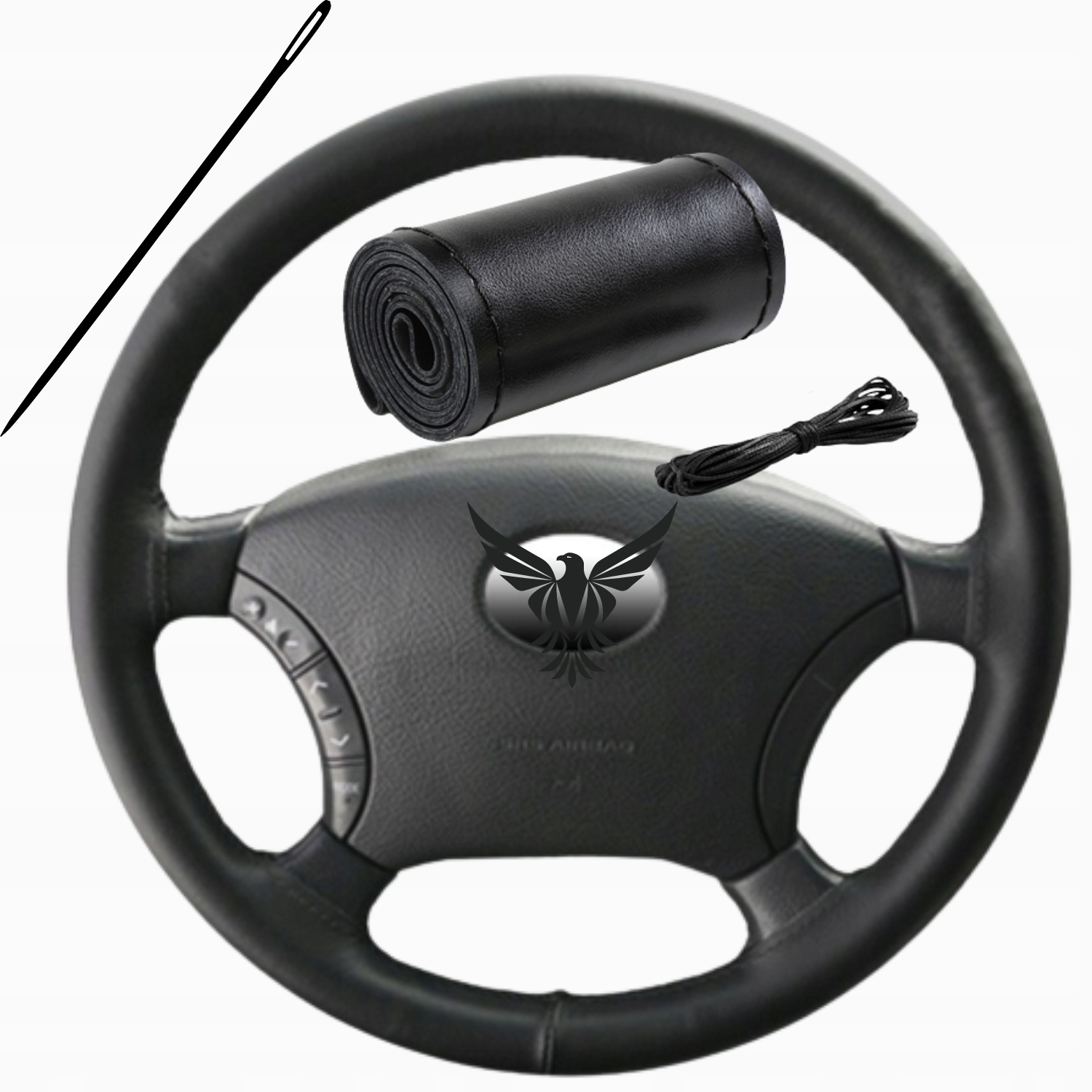 POKROWIEC NA KIEROWNICE NAKŁADKA SKÓRA DO OBSZYCIA Producent inny