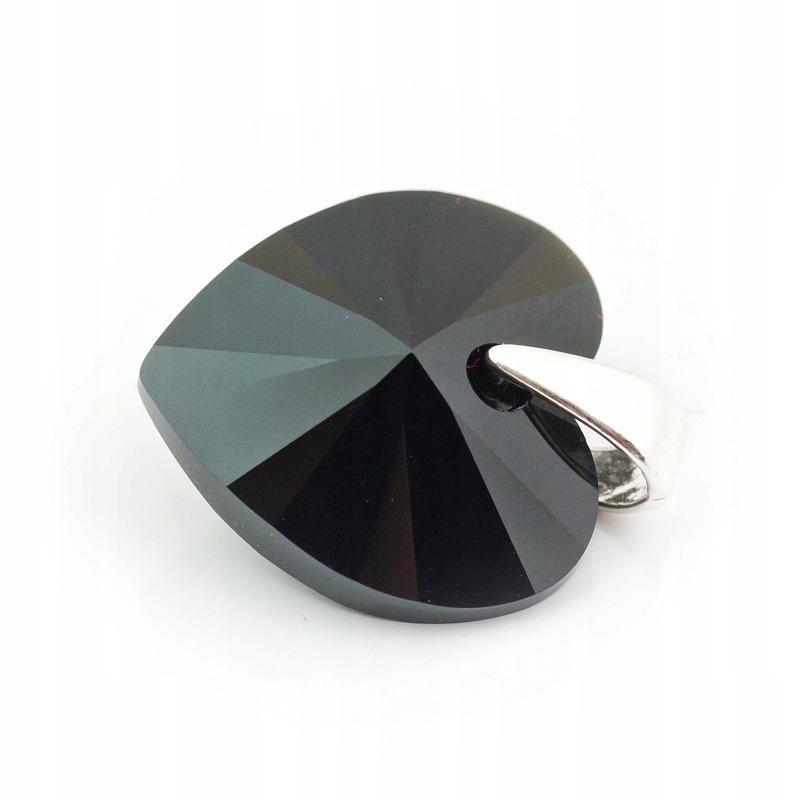 

Wisiorek srebrny 925 z kr. Swarovski Serce 10 Jet