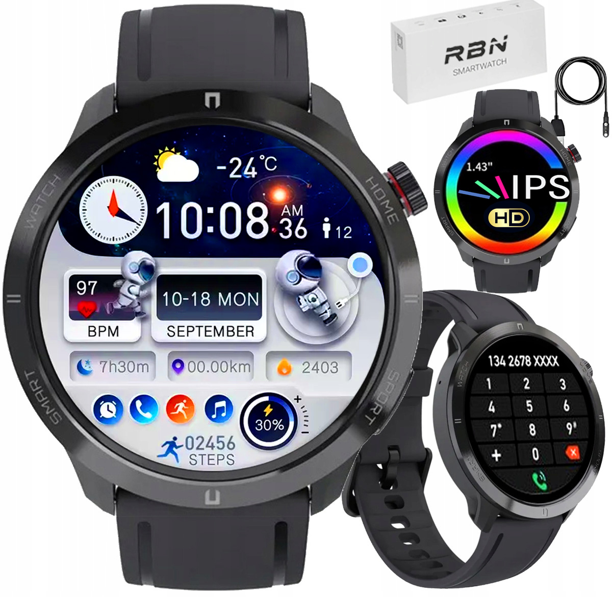 Chytré Hodinky Pánské Hodinky Menu Pl Zdraví Hovory Sportovní Oznámení