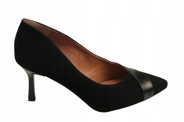 Boty Prestige 2265/SZP vel.38 Černá K-Zamsz/K-Lico Výstupní Polský