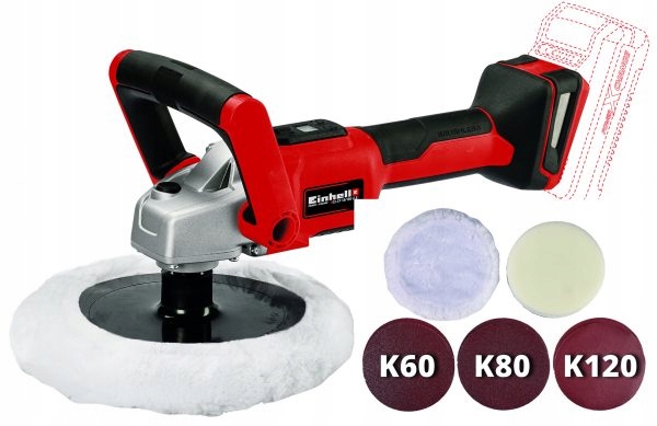 Einhell Ce-cp 18/180 Li E-Solo Aku Úhlová Leštička