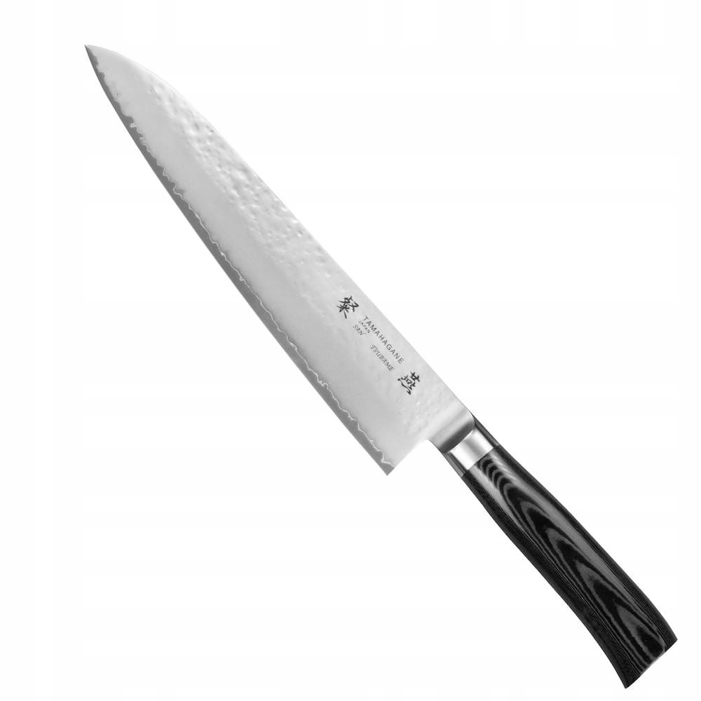 Tamahagane Tsubame Black VG-5 Japonský kuchynský nôž šéfkuchára 61HRC 24 cm