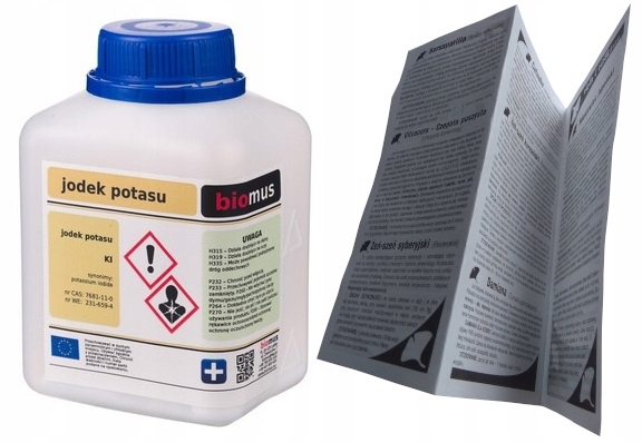 Jodek Potasu czda min 99,9% 100g Biomus