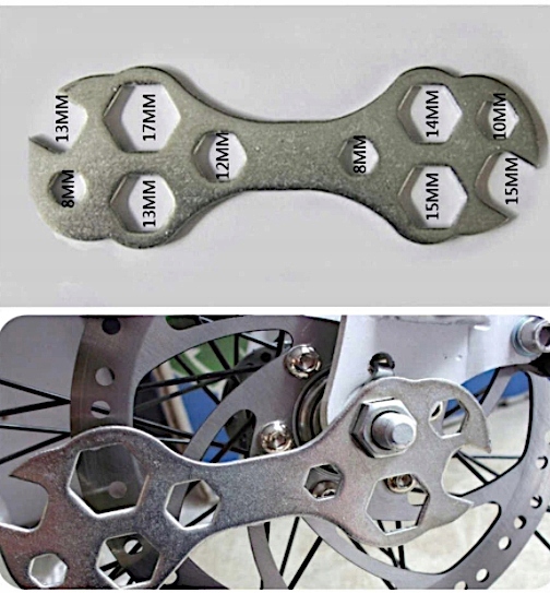 ZESTAW KLUCZ ROWEROWY ŚRUBOKRĘT PŁASKI KRZYŻAK Kod producenta 2180