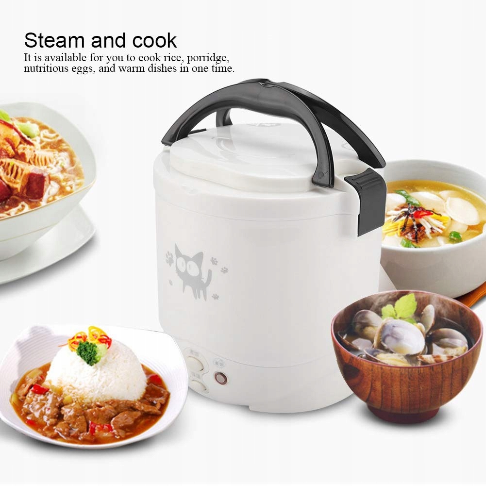 JOYLAN Mini Garnek Do Ryżu Przenośny Multicooker Antyprzywierający — miniatura 4