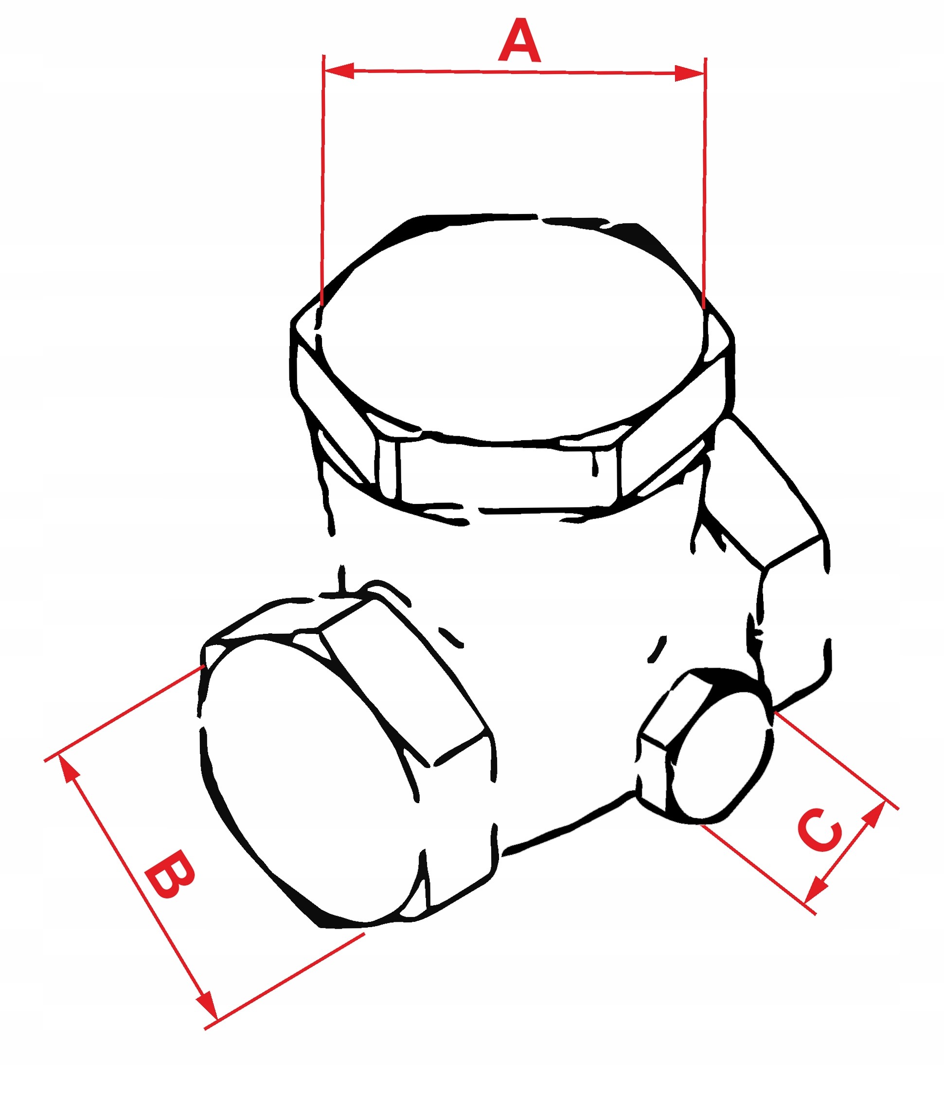 ZAWÓR ZWROTNY KOMPRESORA SPRĘŻARKI MOSIĄDZ 1/2 3/8 Waga produktu z opakowaniem jednostkowym 0.5 kg