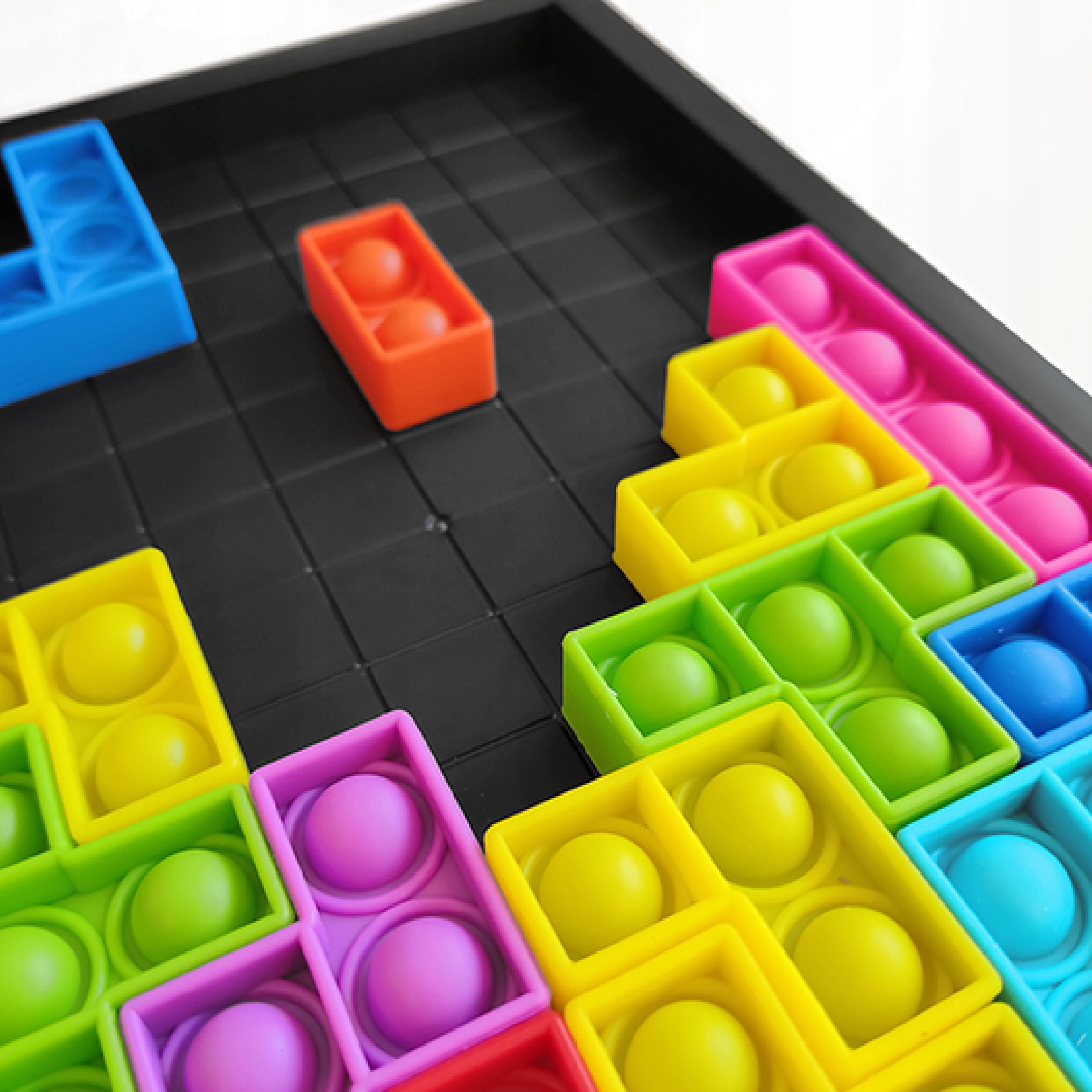 Zabawka bąbelki tetris pop it układanka puzzle 01 Materiał guma plastik