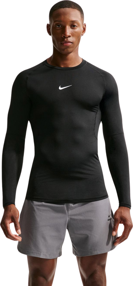 Tričko Pánské Nike Dri-fit Pro Longsleeve Černé FB7919 010 vel. M