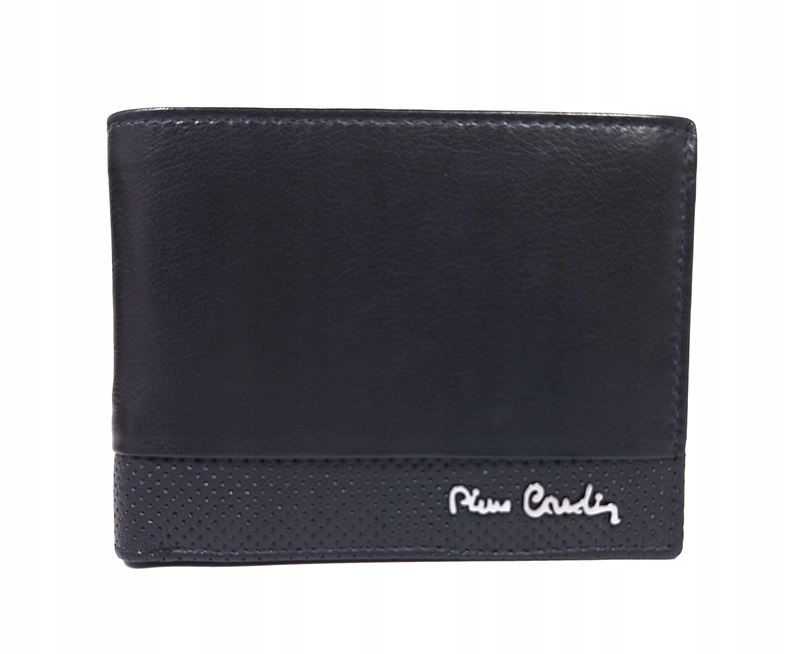 Pánská černá kožená peněženka Pierre Cardin Tilak94 8806 horizontální s Rfid