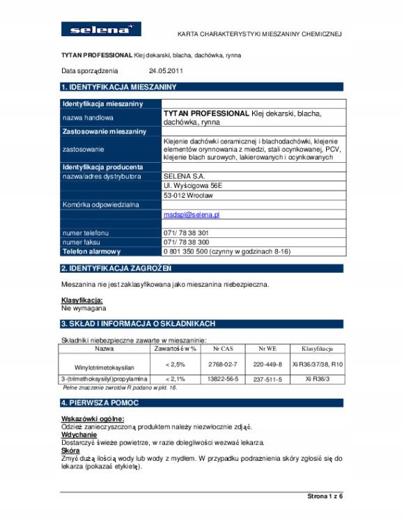 KLEJ DEKARSKI TYTAN 290ML