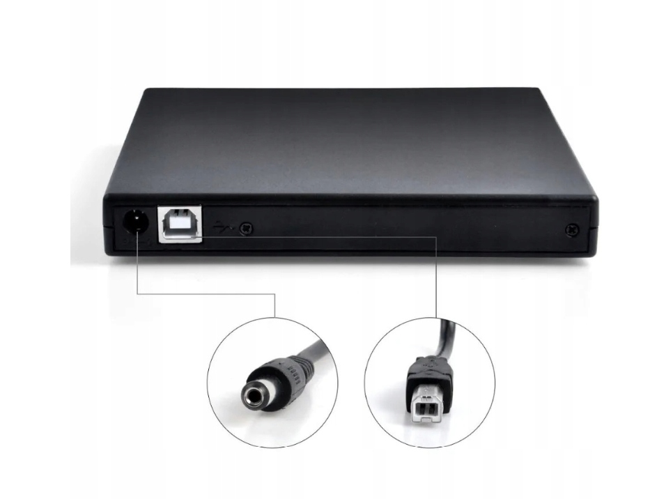 NAPĘD ZEWNĘTRZNY CD-R DVD-ROM RW USB NAGRYWARKA ODTWARZACZ DO LAPTOPA SLIM Model nagrywarka CD USB COMBO