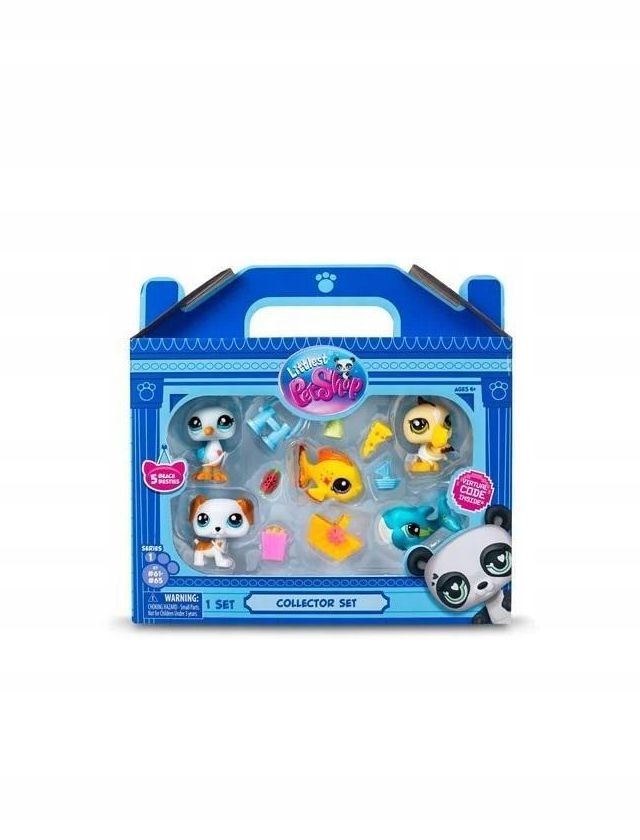 LITTLEST PET SHOP ZESTAW PLAŻA 5 FIGUREK (FIGURKA)