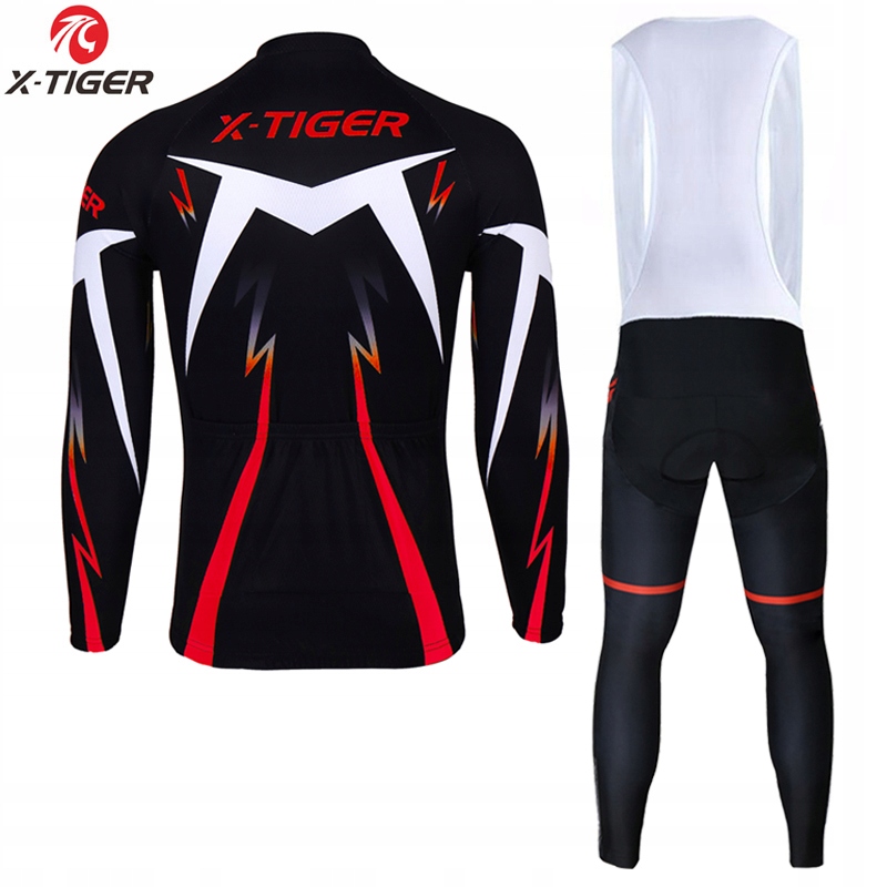 SPODNIE ROWEROWE BLUZA OCIEPLANY KOMPLET MĘSKI Z WKŁADKĄ ŻELOWĄ X-TIGER Kod producenta SPODNIE ROWEROWE BLUZA OCIEPLANY KOMPLET