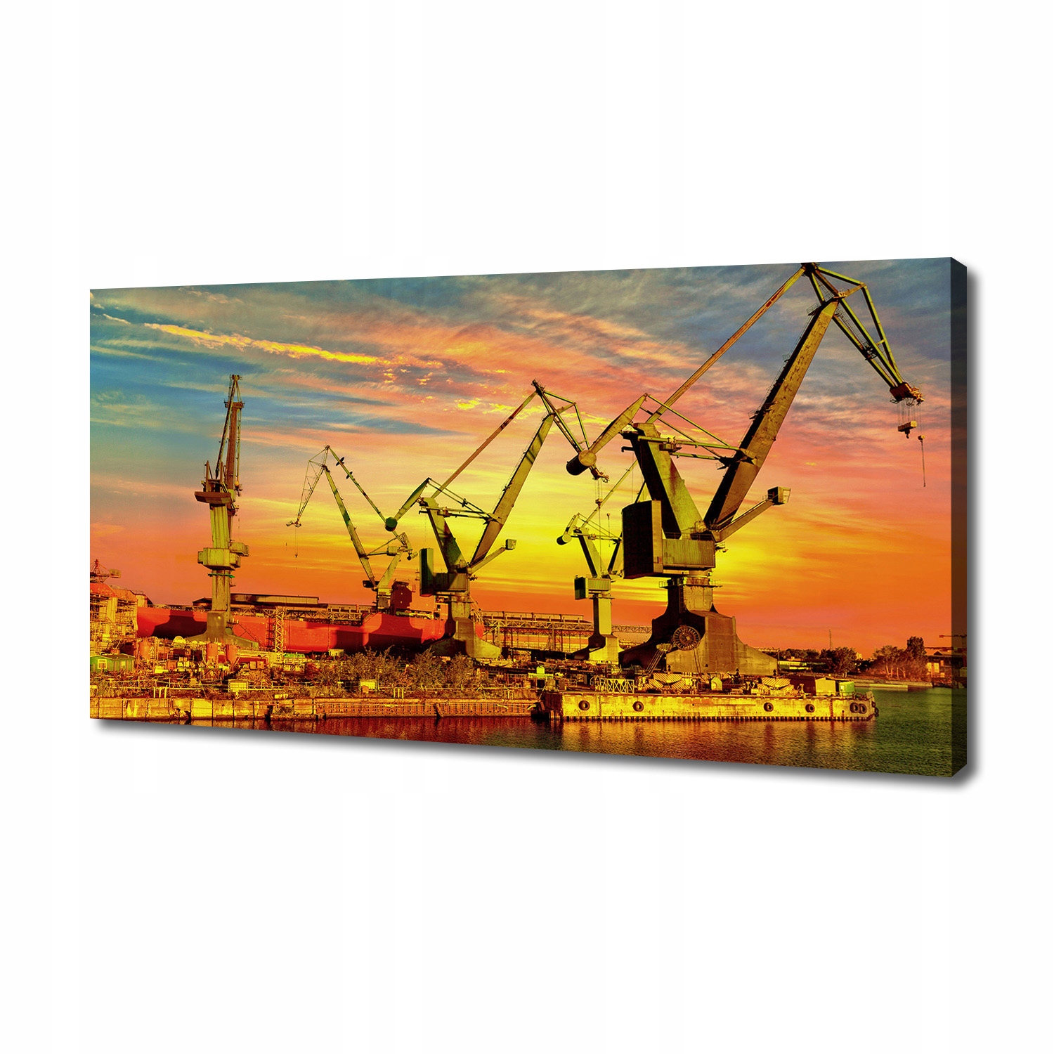 

Foto obraz na płótnie Stocznia w Gdańsku 140x70 cm