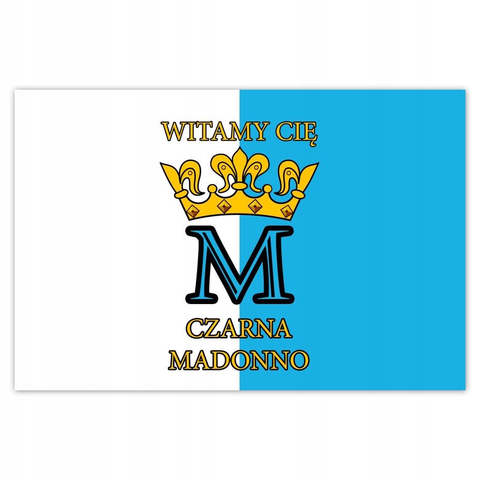 

Plakat Naklejka 60x40 Witamy Cię Czarna Madonno