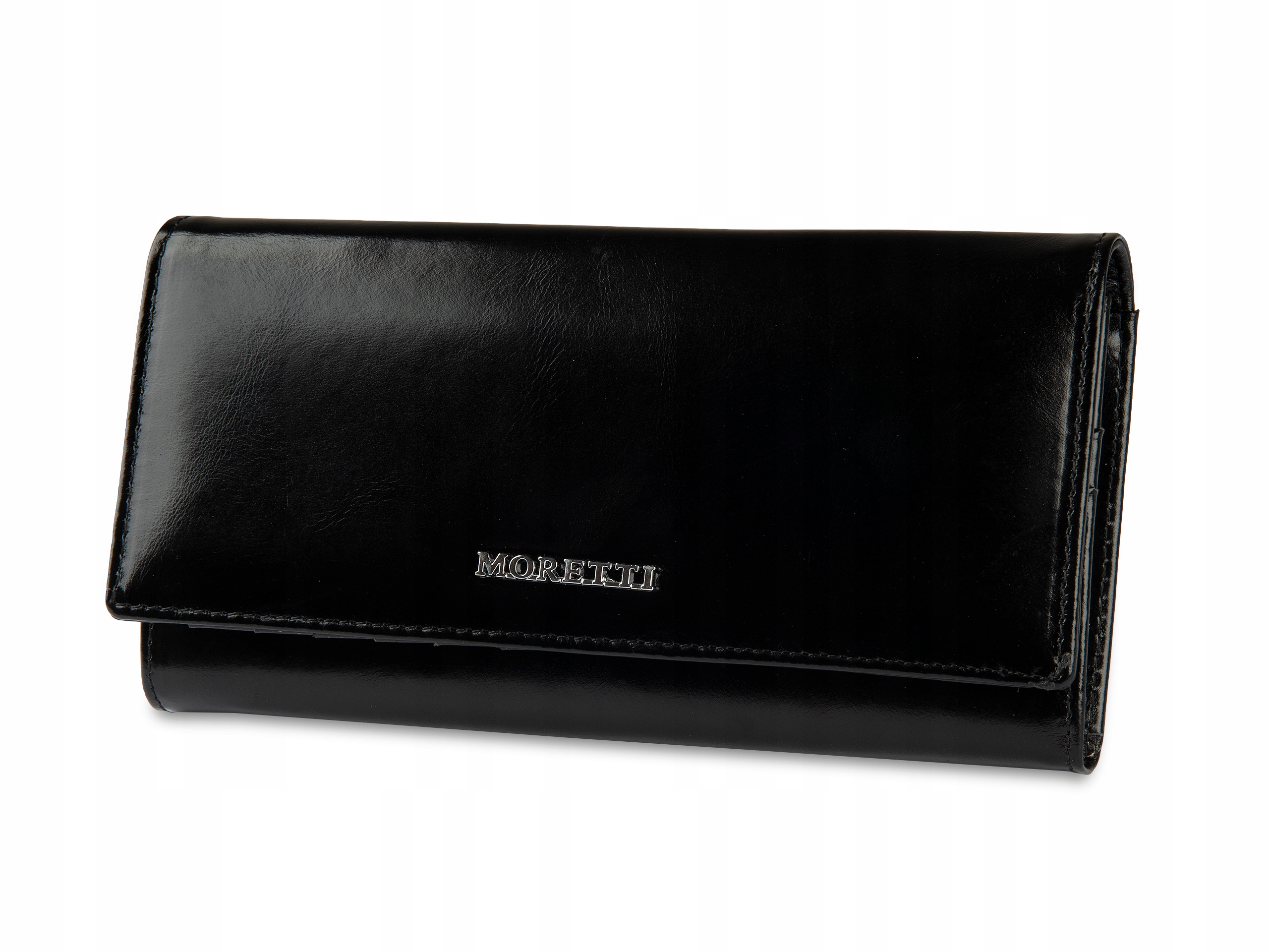 

Moretti Portfel skórzany damski elegancki Rfid