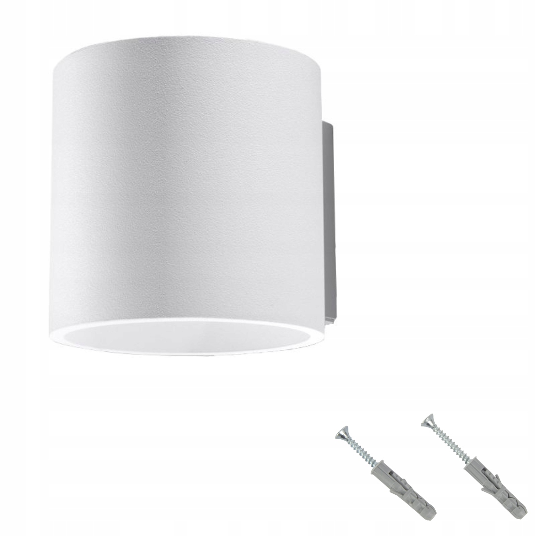 Kinkiet biały ścienny tuba lampa kuchnia salon led