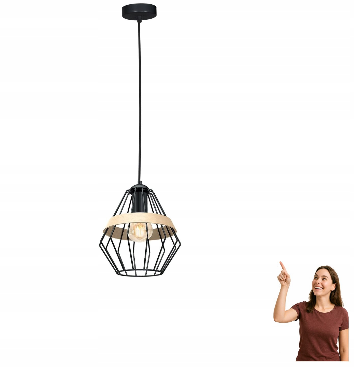 Závěsná lampa Cliff MLP5524 Milagro