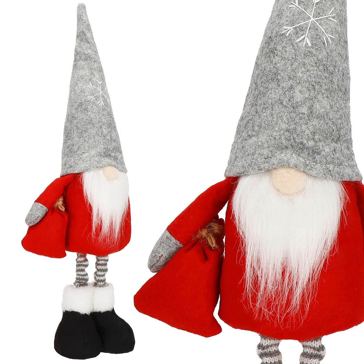 KRASNAL PREZENT NA ŚWIĘTA FIGURKA ŚWIĄTECZNA 42cm Materiał dominujący inny