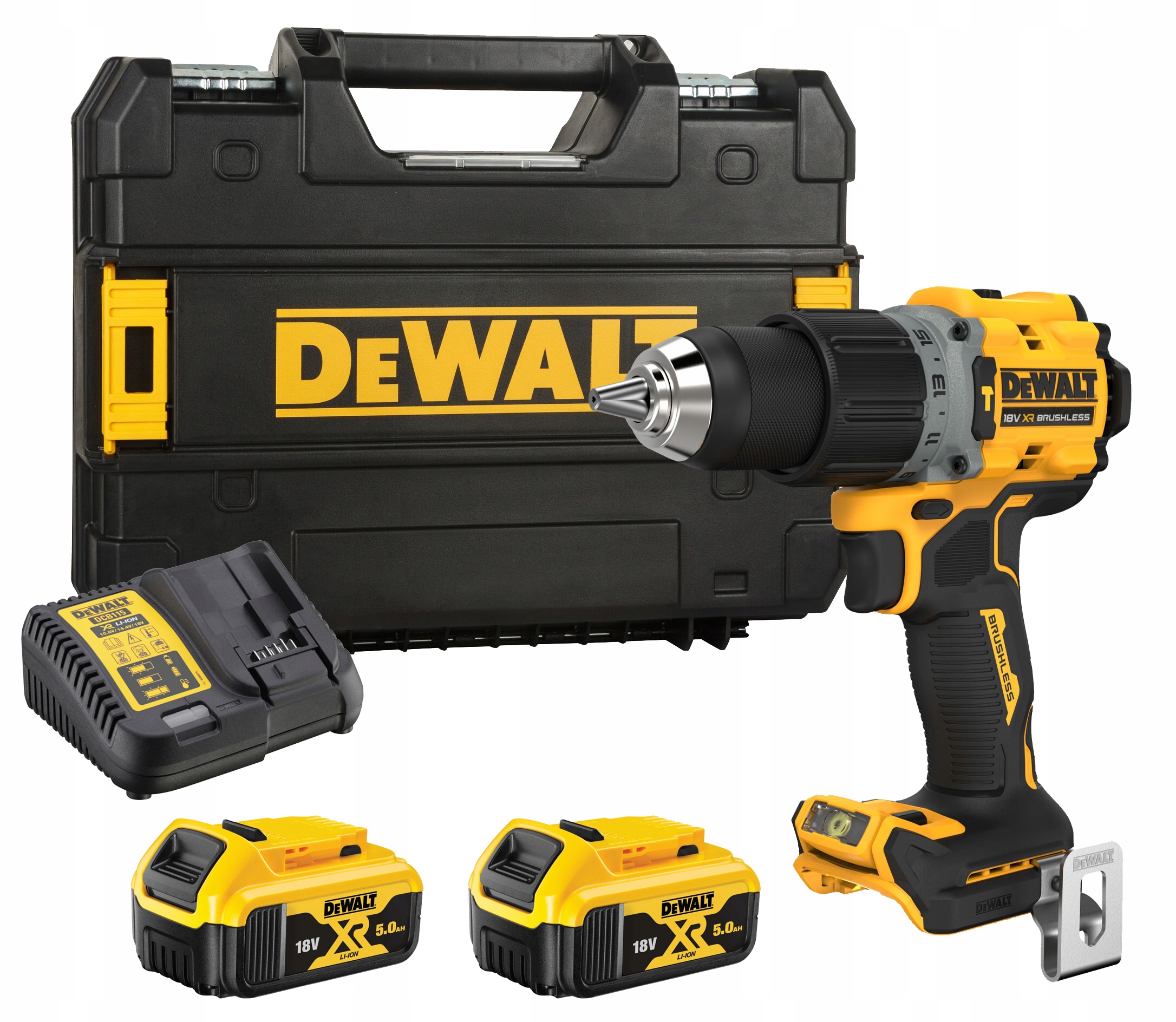 

Dewalt Wiertarko-wkrętarka 90NM 2x5AH DCD805P2T