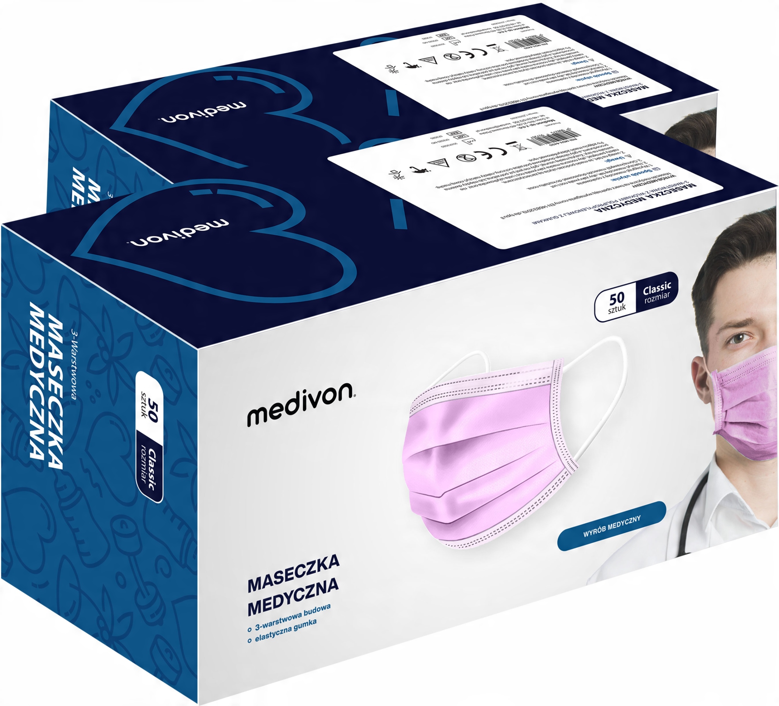 

Maseczka medyczna chirurgiczna Medivon 100szt -30%