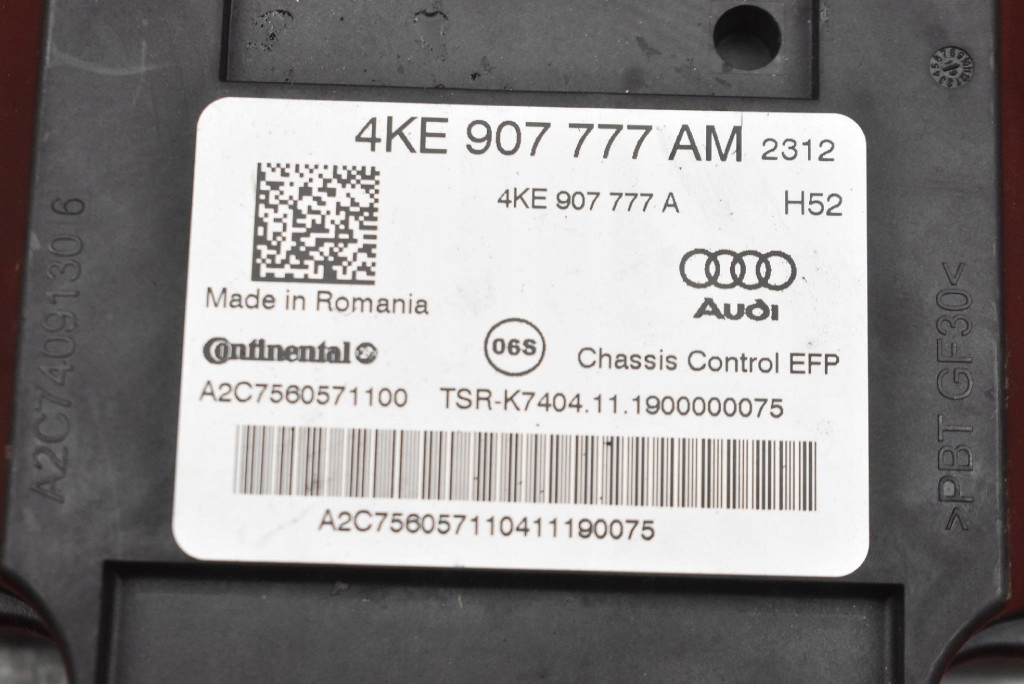 control unit module springing 4KE907777AM AUDI E-TRON 55 408 KM 18-21