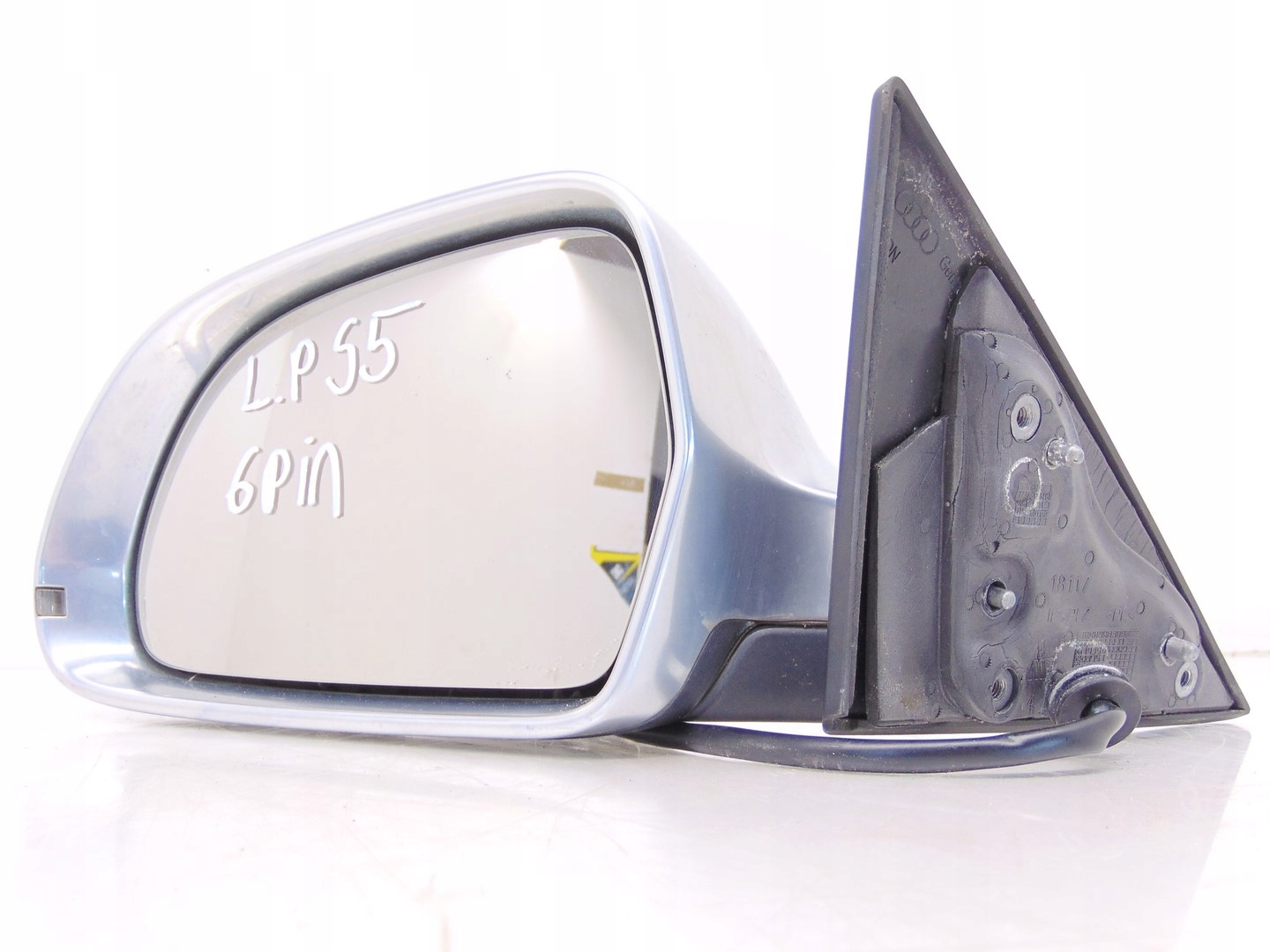 mirror left AUDI S5 8T COUPE CHROM 6PIN UK