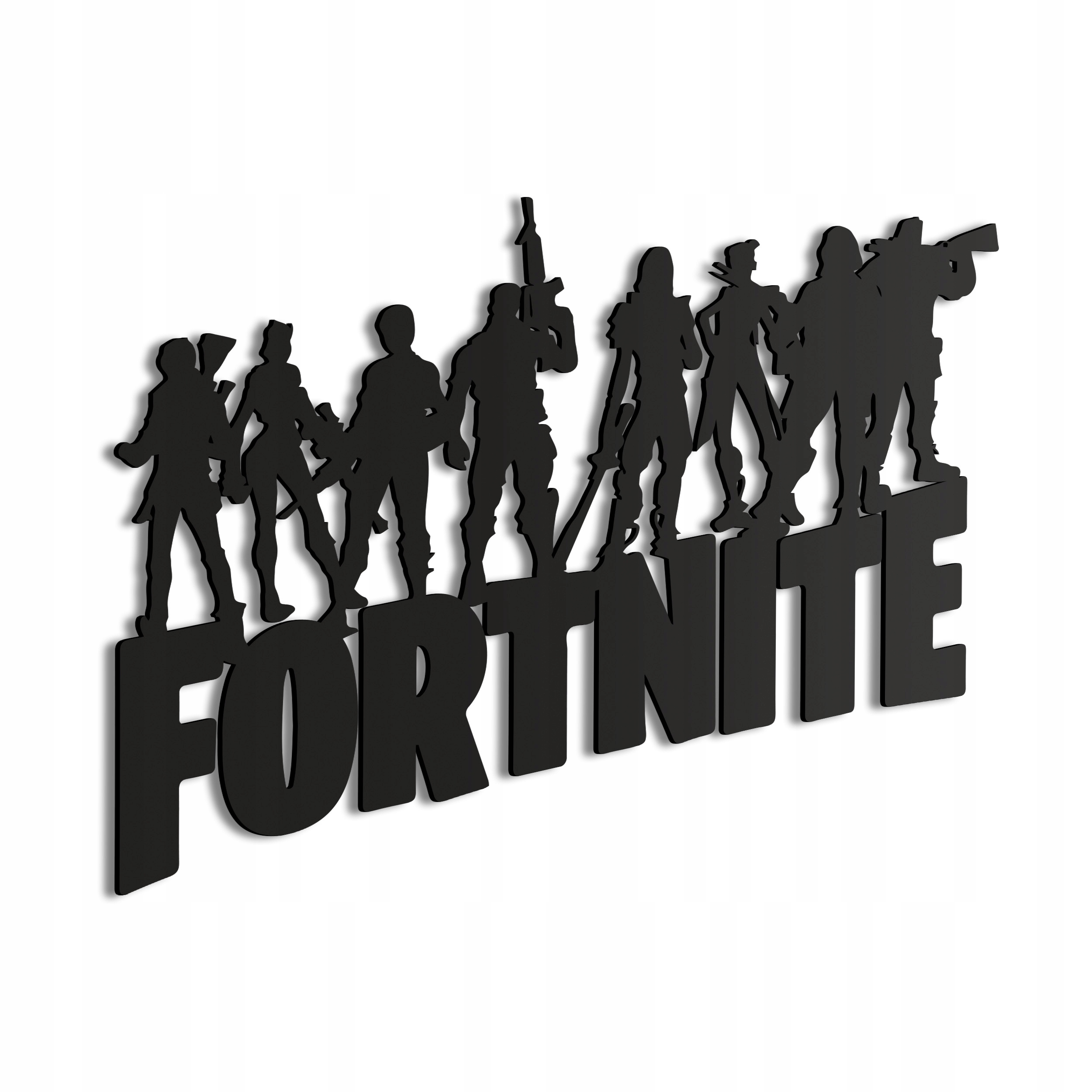 Dřevěný 3D obraz Fortnite Nástěnná Dekorace Dárek XL