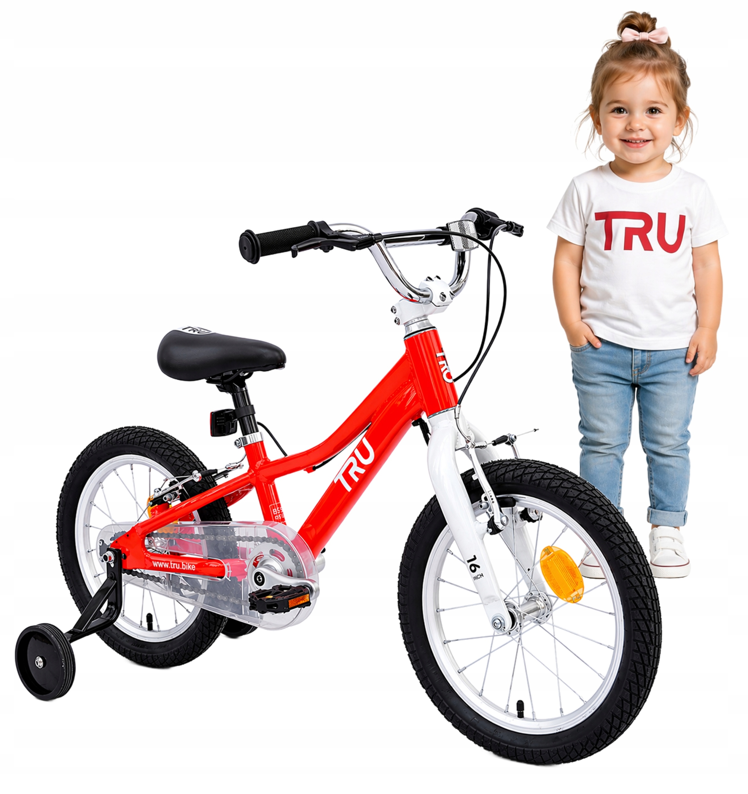 Dětské Kolo 16 Palců Tru Dětské Kolo Hliníkové Lehké 8 kg Bonus